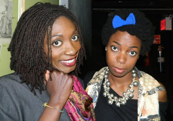 Keisha Zollar and Sasheer Zamata